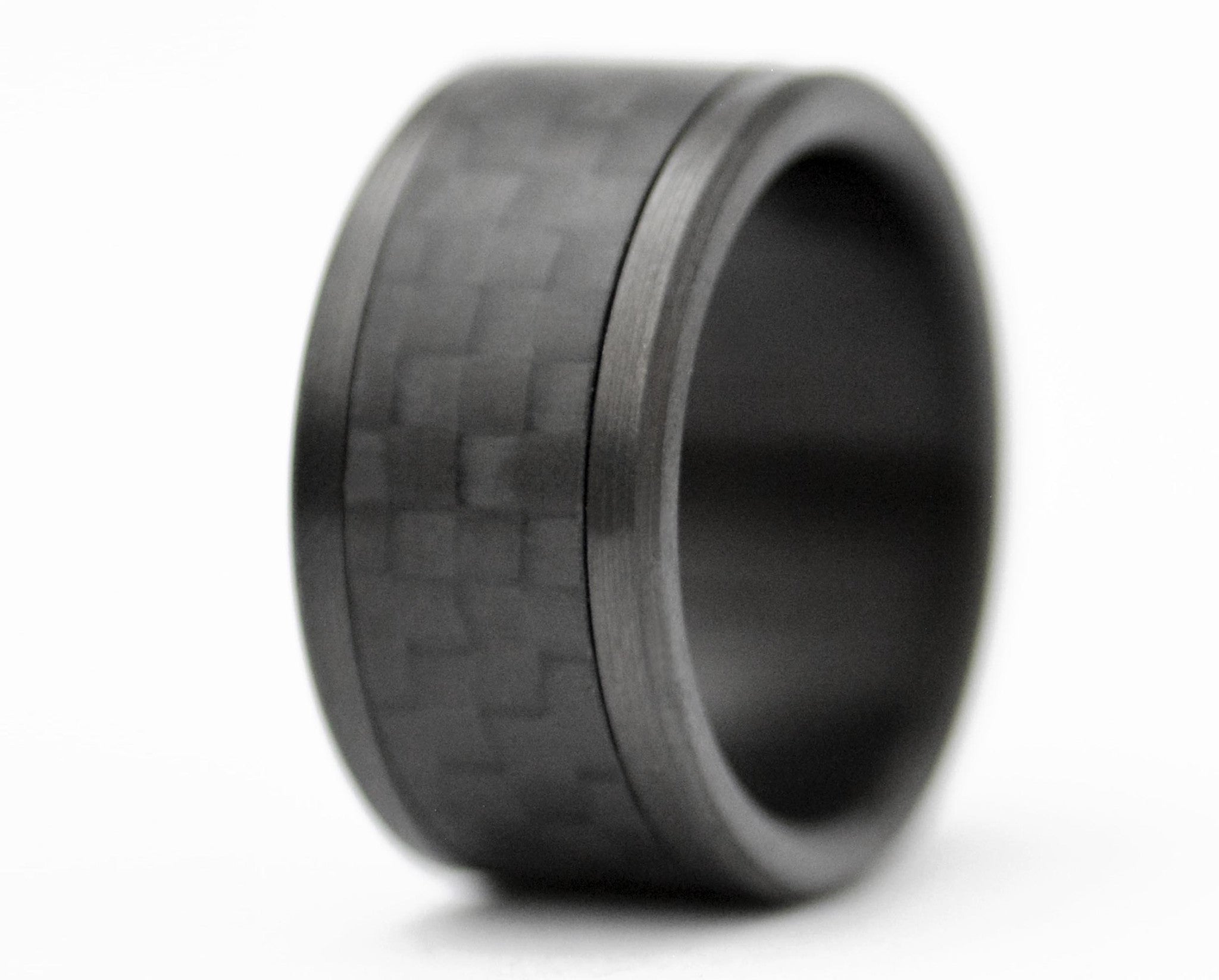 ::: BEST OF "OVERDRIVE" :::: Package base small black et addon fibres de carbone - mood bague interchangeable - mood customizable ring - swiss made