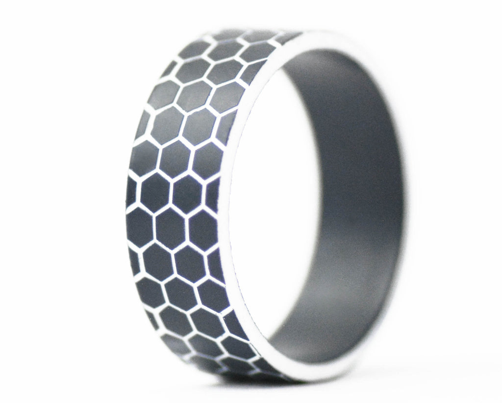 addon acetato anthracite(negro)/blanco "Nido de abeja"