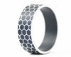 addon acetato anthracite(negro)/blanco "Nido de abeja"