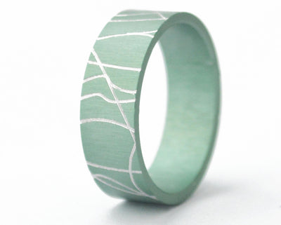 Addon de aluminio menta "curvas de Gaudí"