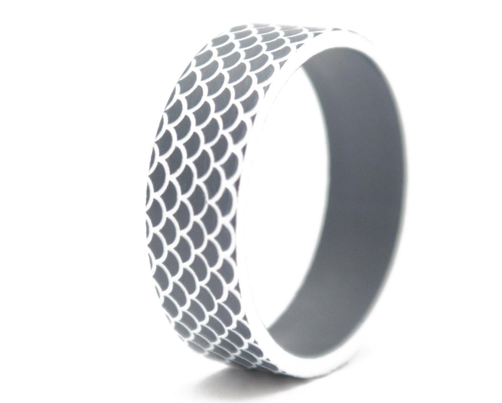 addon acetato anthracite(negro)/blanco "vagues"