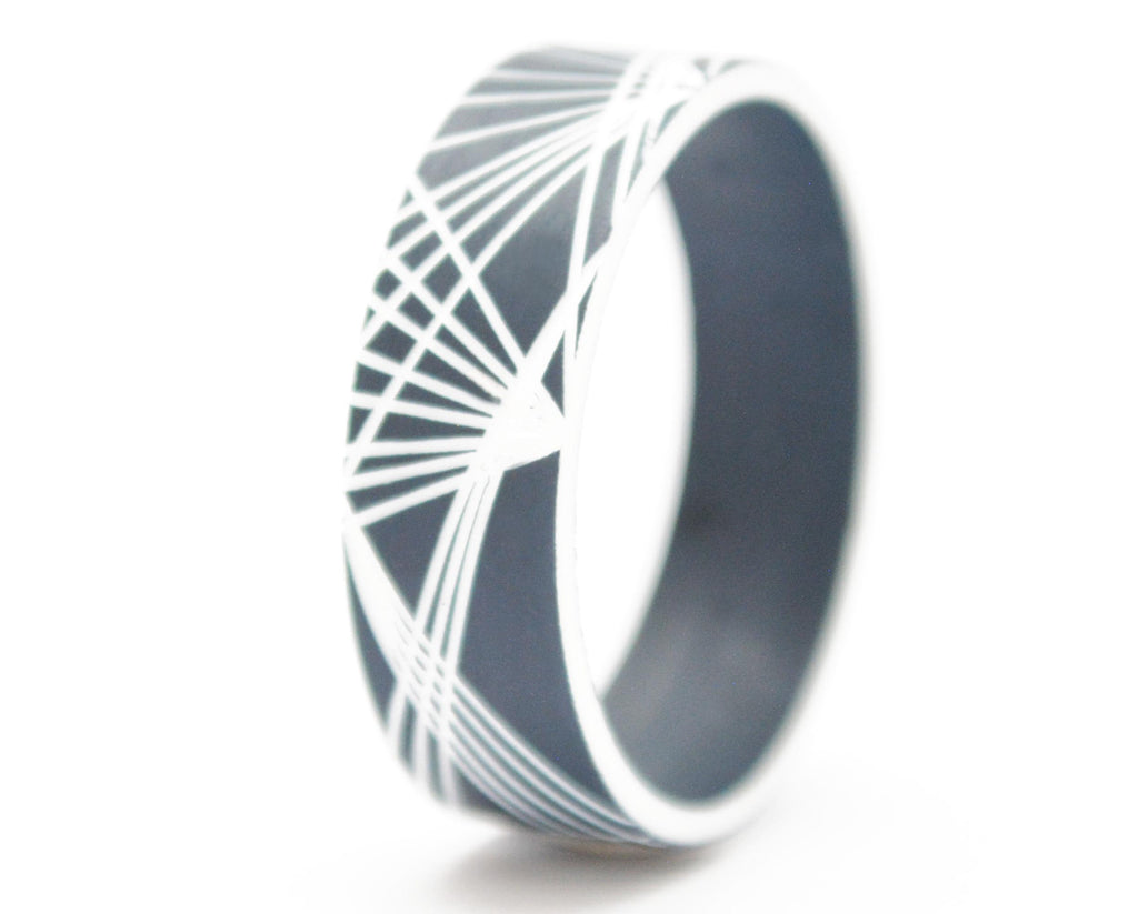addon acetato anthracite(negro)/blanco "esquisse"