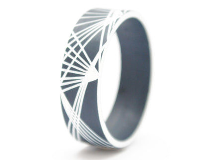 addon acetato anthracite(negro)/blanco "esquisse"