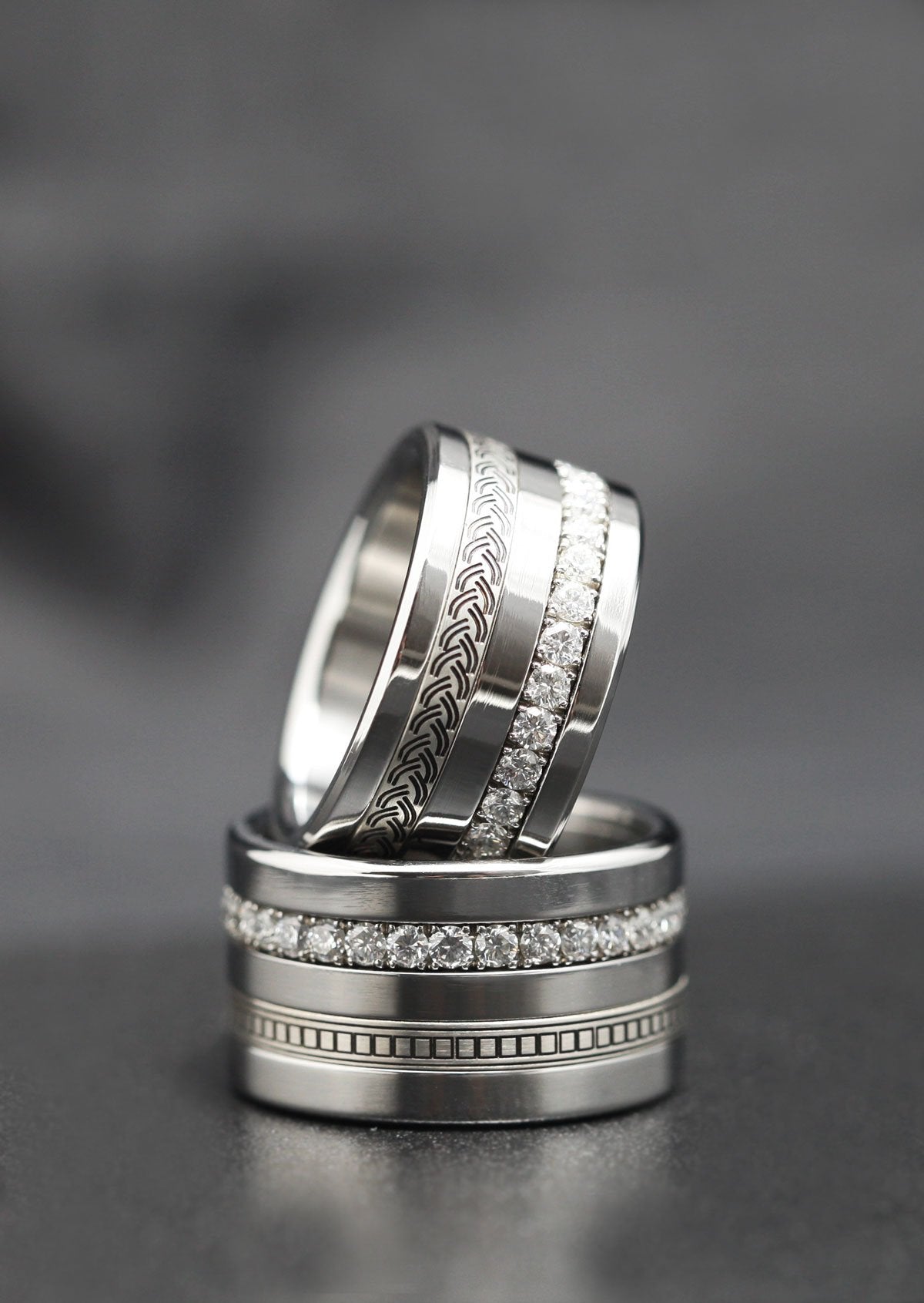 Addon medium plata "Braids"
