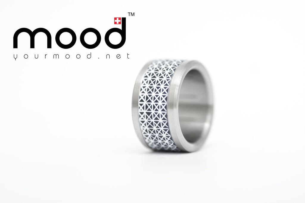 ​Addon acetato anthracite(negro)/blanco "crisscrosss"
