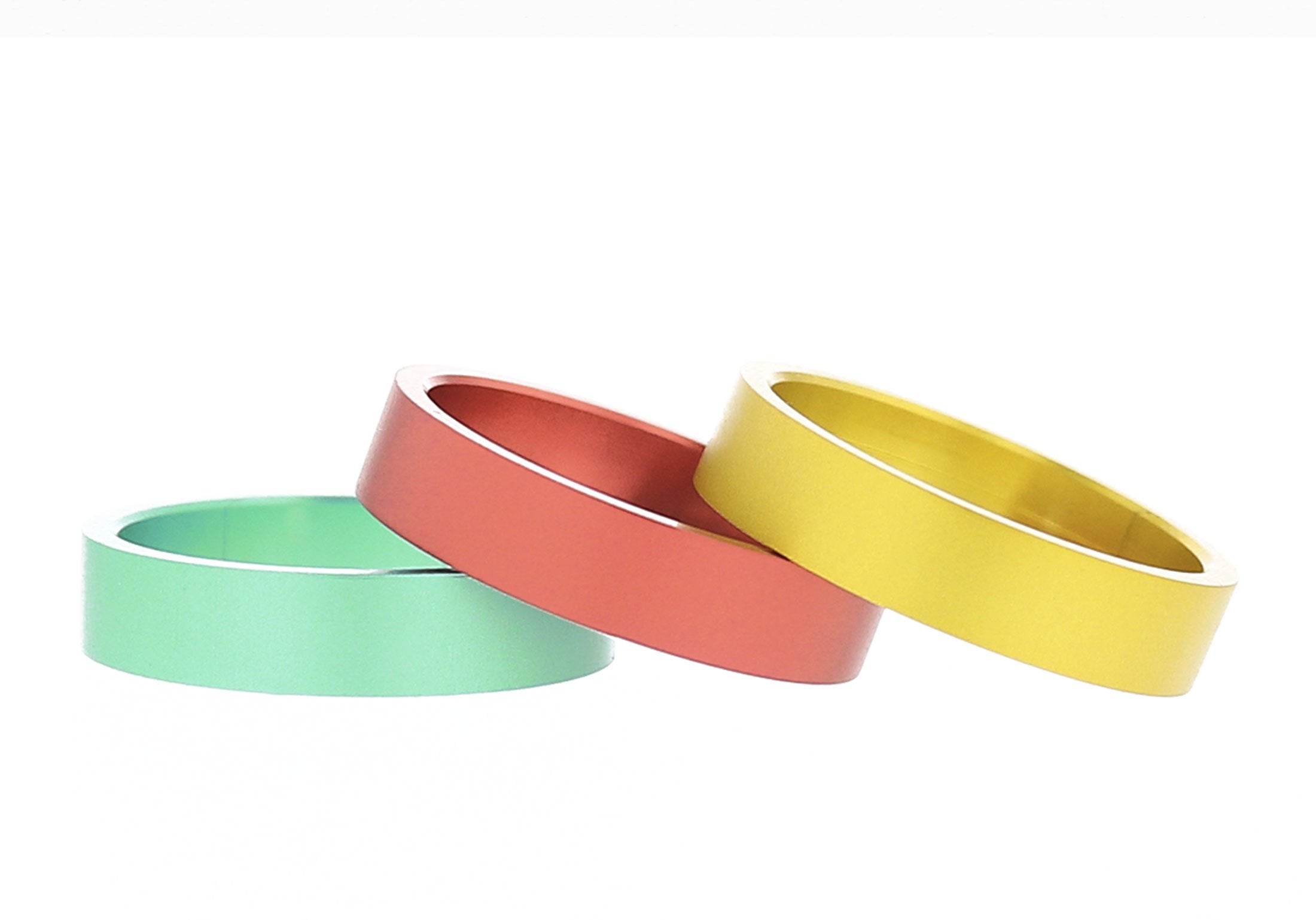 pack de 3 addons Dos Tercios en aluminio (turquesa-amarillo -coral)