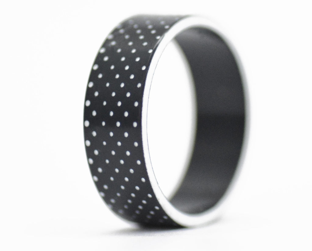 addon acetato anthracite(negro)/blanco "petit point"
