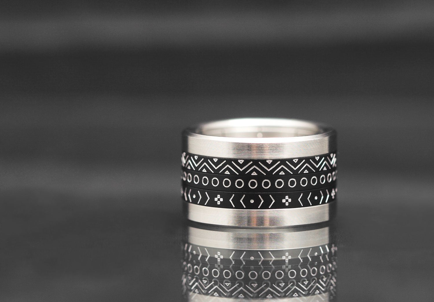 addon medium aluminio negro Inca